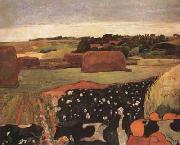Paul Gauguin The Hayricks (mk07) Spain oil painting reproduction